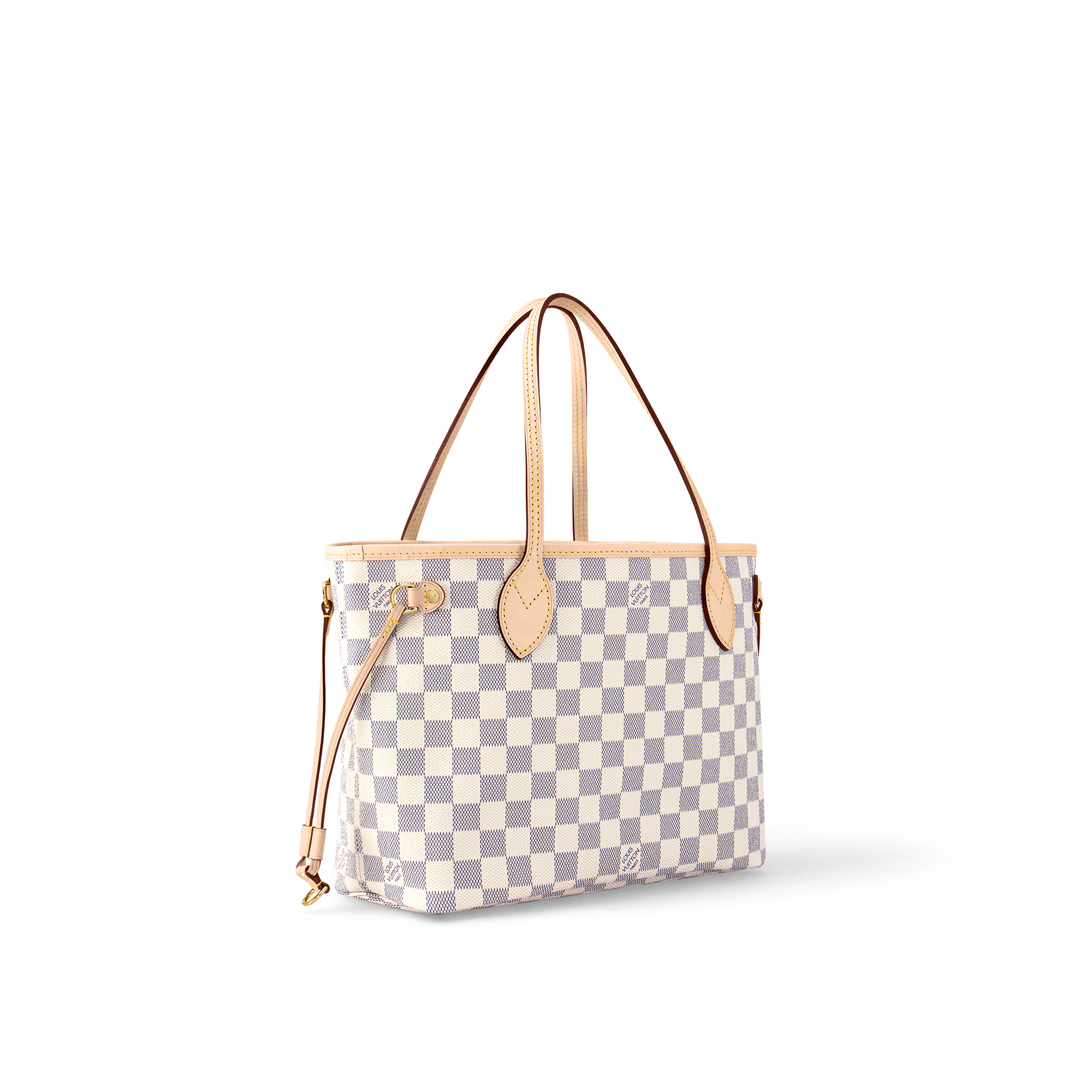 モデルチェンジ前のタイプですLOUIS VUITTON ルイヴィトン　ダミエアズール　ネヴァーフル PM